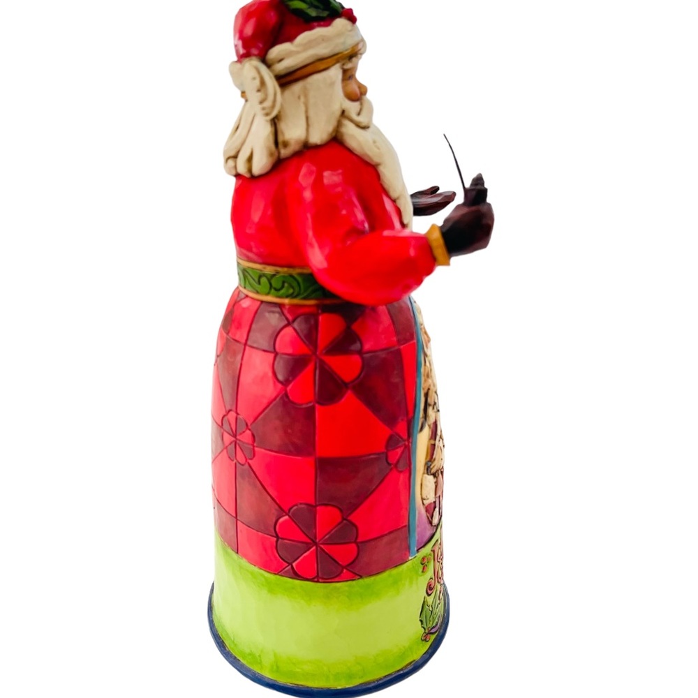 Jim Shore: Jolly Old Saint Nick, wooden figure, 2014. Christmas Collecta… - Picture 3 of 10